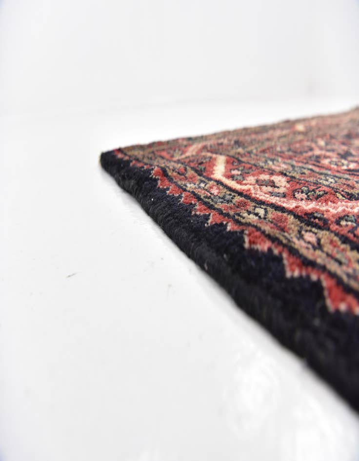 Detail image of  3' 8 x 11' 2  Hand Knotted Hossainabad Persian Wool Runner Rug