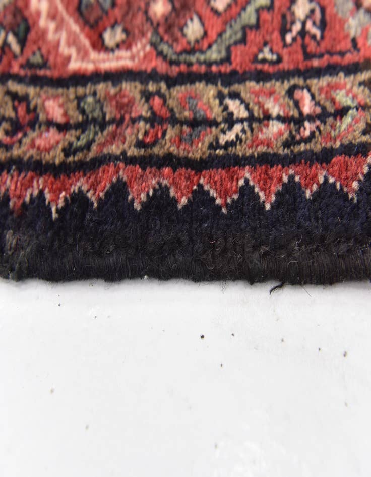 Detail image of  3' 8 x 11' 2  Hand Knotted Hossainabad Persian Wool Runner Rug