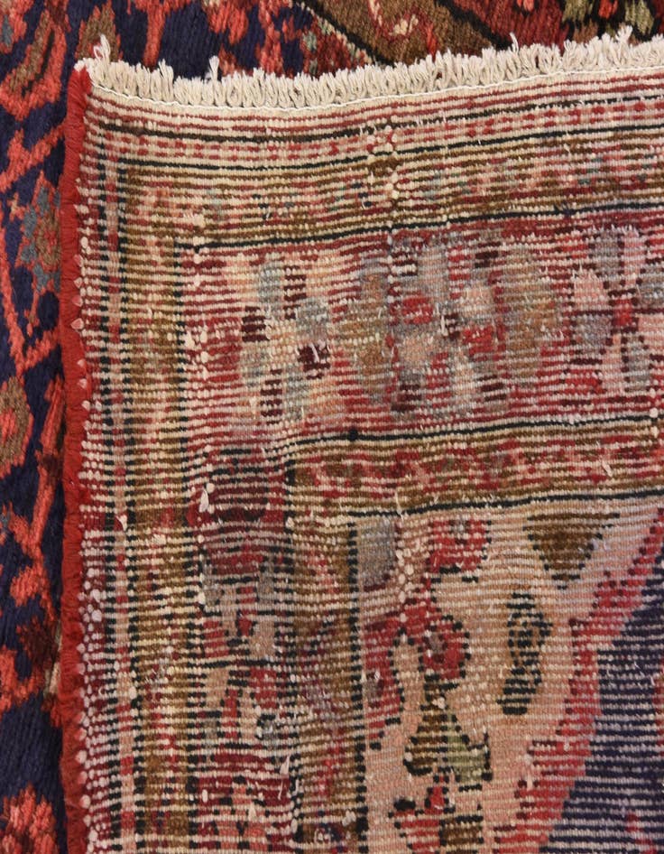 Detail image of  3' 7 x 10' 1  Hand Knotted Hossainabad Persian Wool Runner Rug