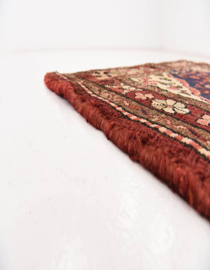 Detail image of  3' 7 x 10' 1  Hand Knotted Hossainabad Persian Wool Runner Rug