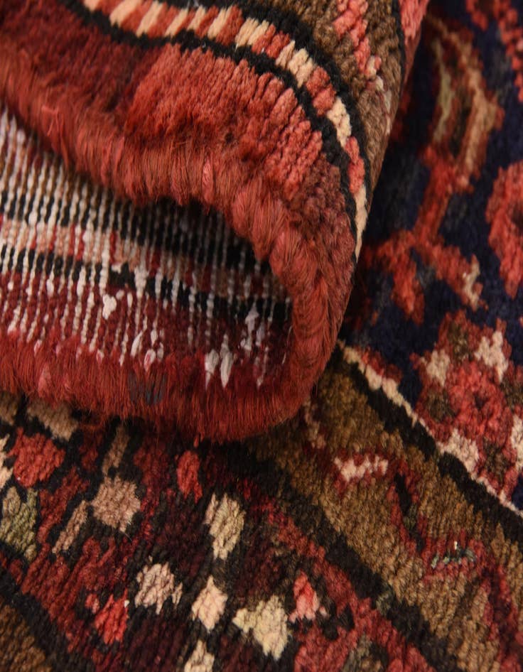 Detail image of  3' 7 x 10' 1  Hand Knotted Hossainabad Persian Wool Runner Rug