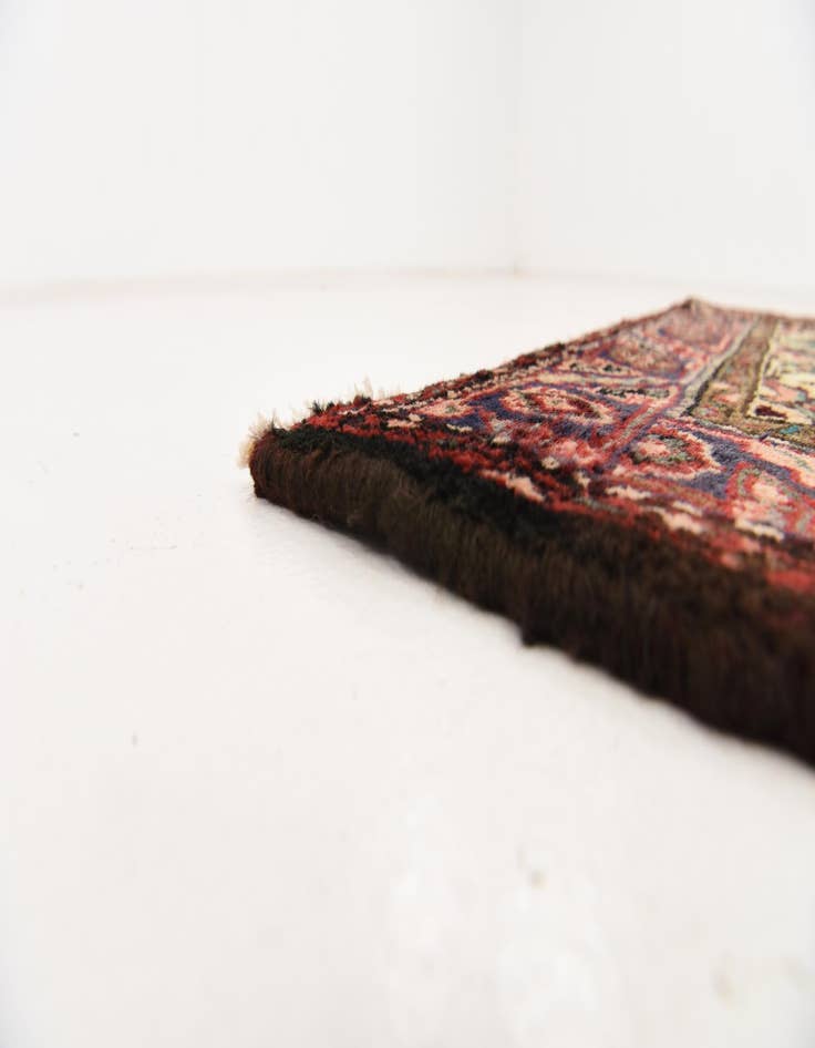 Detail image of  3' 5 x 9' 8  Hand Knotted Hossainabad Persian Wool Runner Rug