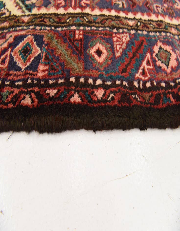 Detail image of  3' 5 x 9' 8  Hand Knotted Hossainabad Persian Wool Runner Rug