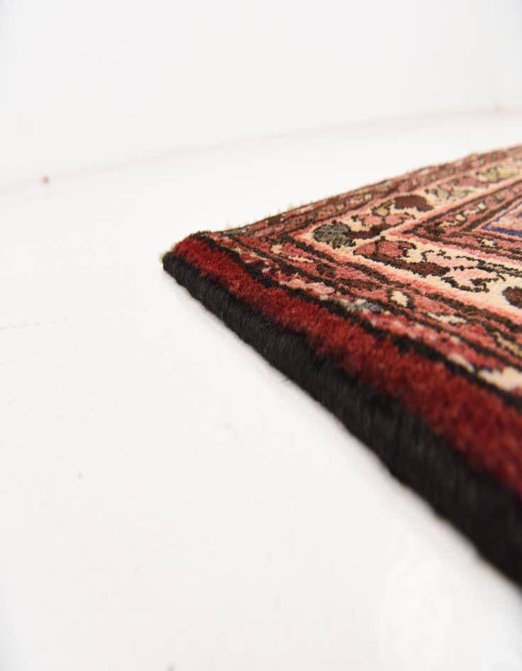 Detail image of  3' 10 x 9' 8  Hand Knotted Hossainabad Persian Wool Runner Rug