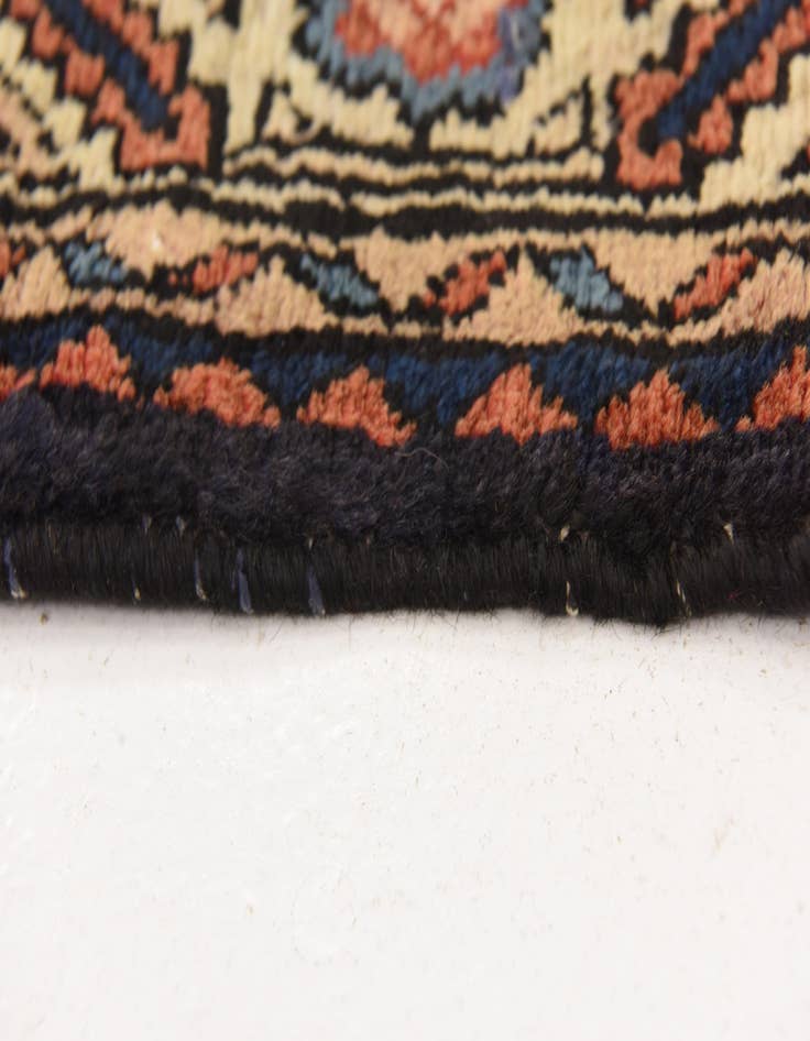 Detail image of  3' 7 x 10' 8  Hand Knotted Hossainabad Persian Wool Runner Rug