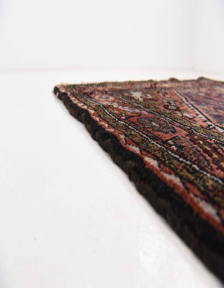 Detail image of  3' 9 x 10' 4  Hand Knotted Hossainabad Persian Wool Runner Rug