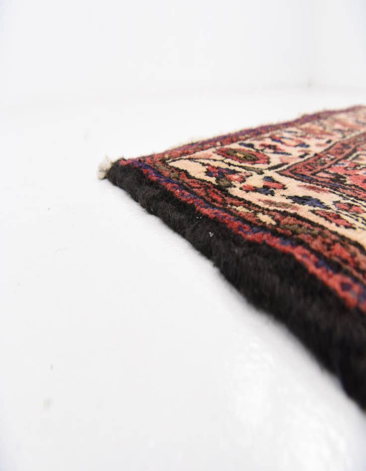 Detail image of  3' 10 x 10' 2  Hand Knotted Hossainabad Persian Wool Runner Rug