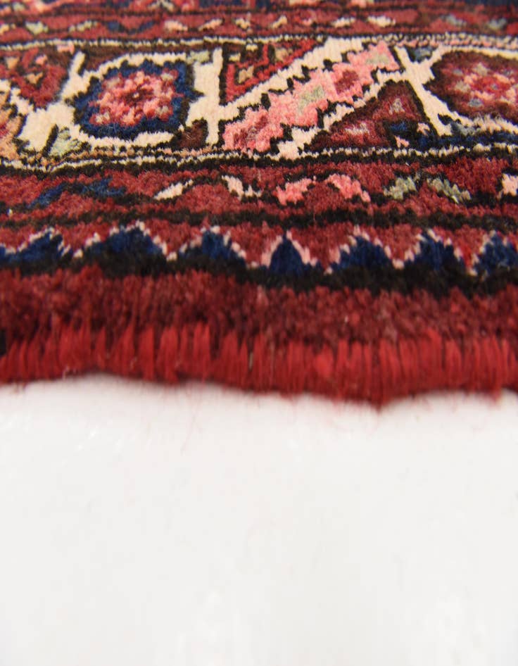 Detail image of  3' 9 x 10' 9  Hand Knotted Hossainabad Persian Wool Runner Rug