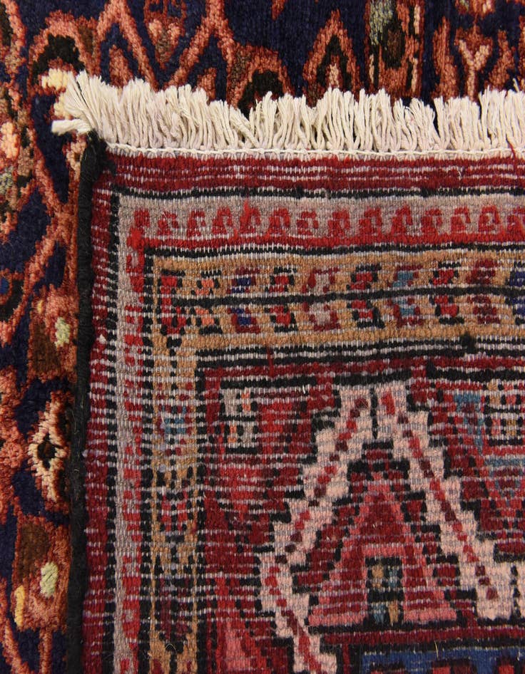 Detail image of  3' 5 x 9' 8  Hand Knotted Hossainabad Persian Wool Runner Rug