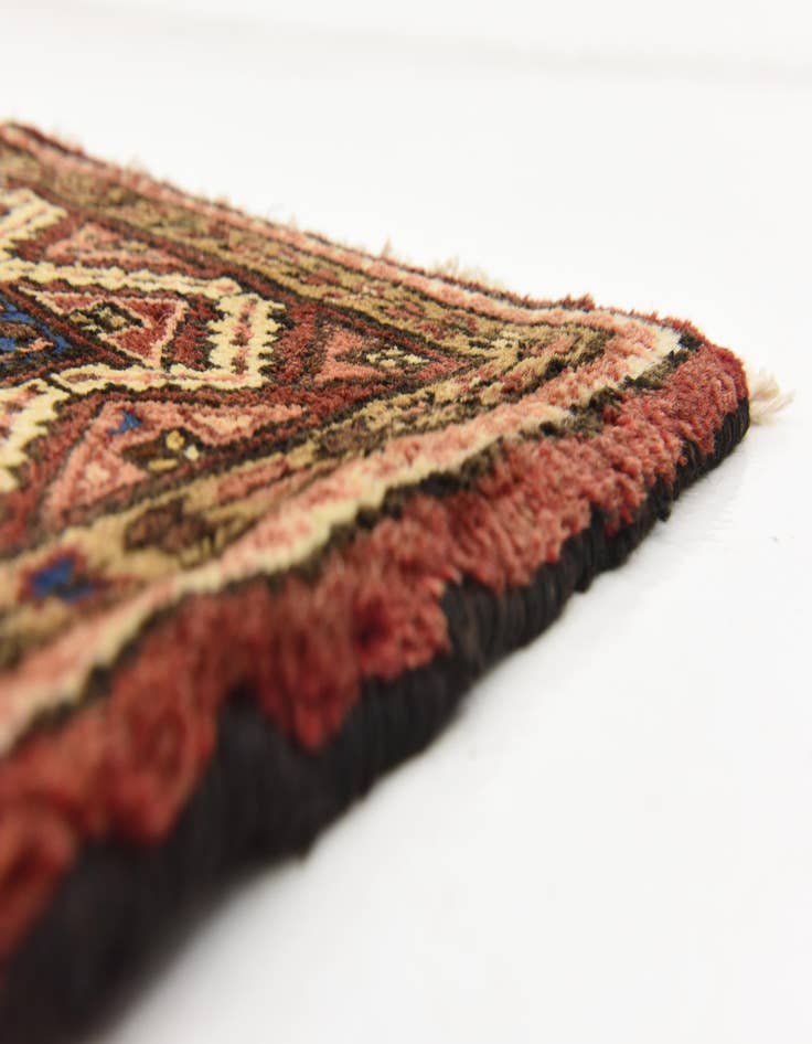 Detail image of  3' 5 x 9' 8  Hand Knotted Hossainabad Persian Wool Runner Rug