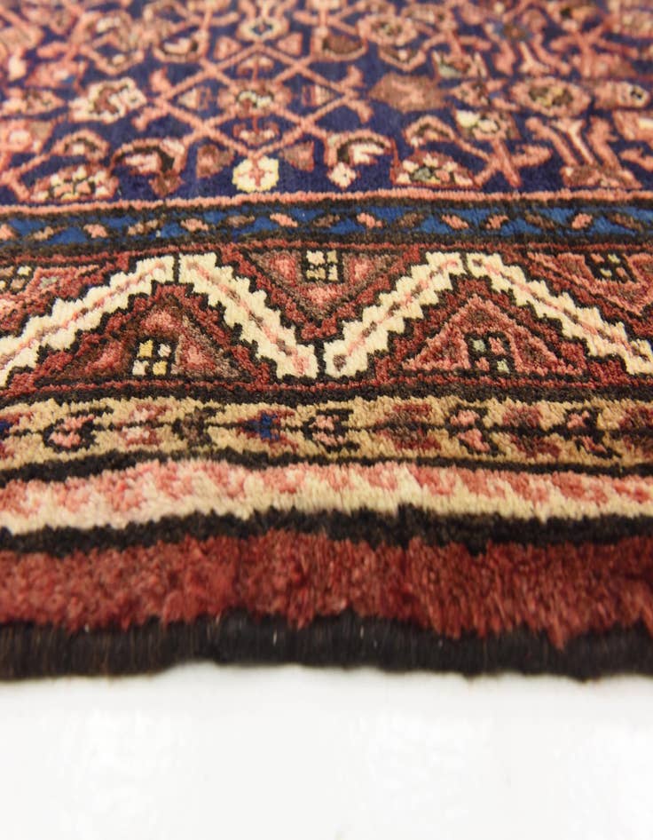 Detail image of  3' 5 x 9' 8  Hand Knotted Hossainabad Persian Wool Runner Rug