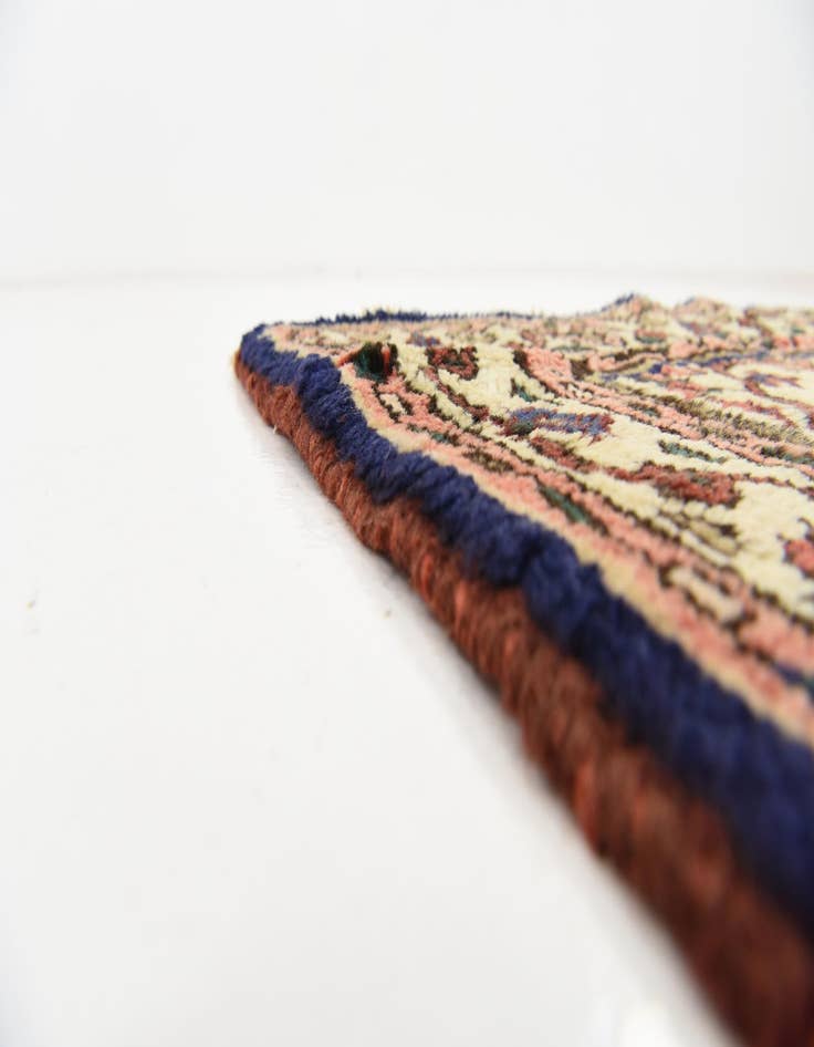 Detail image of  3' 4 x 9' 11  Hand Knotted Hossainabad Persian Wool Runner Rug