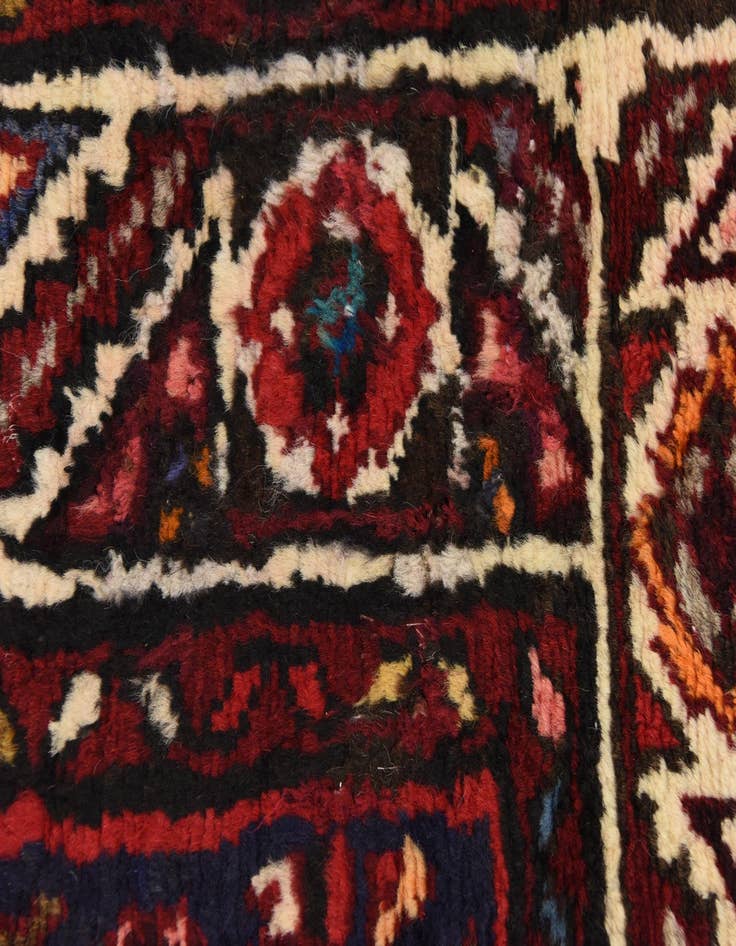 Detail image of  3' 9 x 10' 7  Hand Knotted Hossainabad Persian Wool Runner Rug