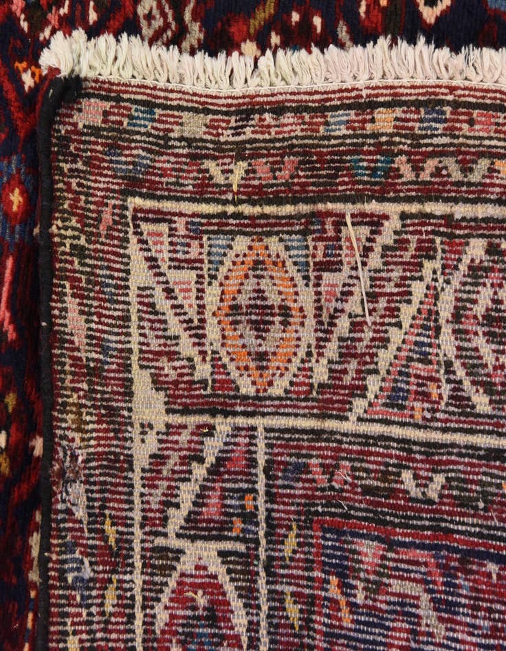 Detail image of  3' 9 x 10' 7  Hand Knotted Hossainabad Persian Wool Runner Rug