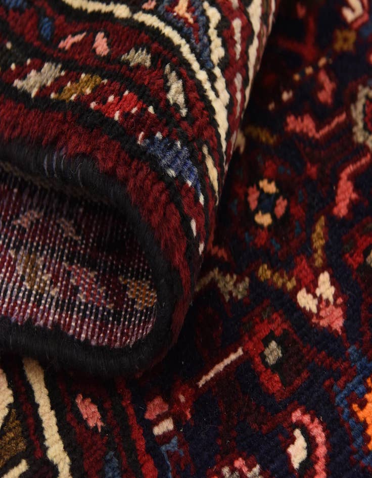 Detail image of  3' 9 x 10' 7  Hand Knotted Hossainabad Persian Wool Runner Rug