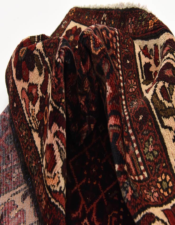 Detail image of  3' 5 x 9' 6  Hand Knotted Hossainabad Persian Wool Runner Rug