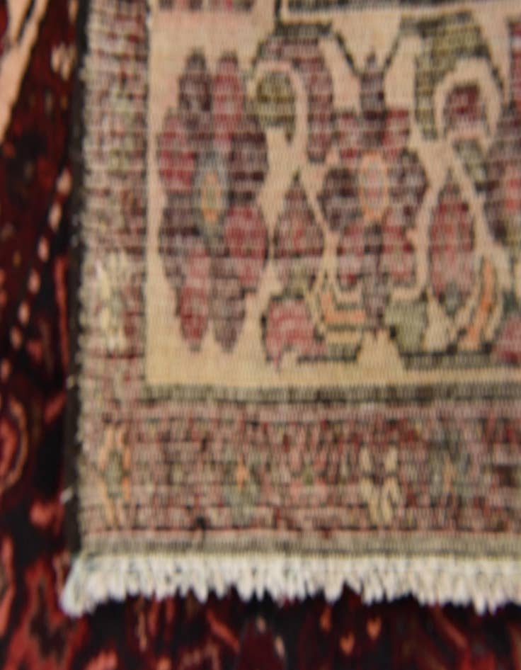 Detail image of  3' 5 x 9' 6  Hand Knotted Hossainabad Persian Wool Runner Rug