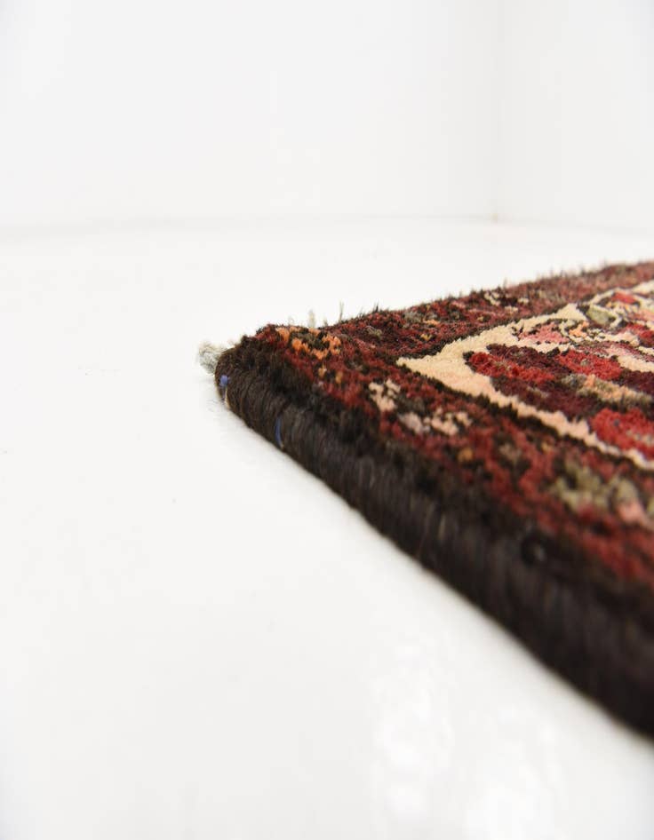 Detail image of  3' 5 x 9' 6  Hand Knotted Hossainabad Persian Wool Runner Rug