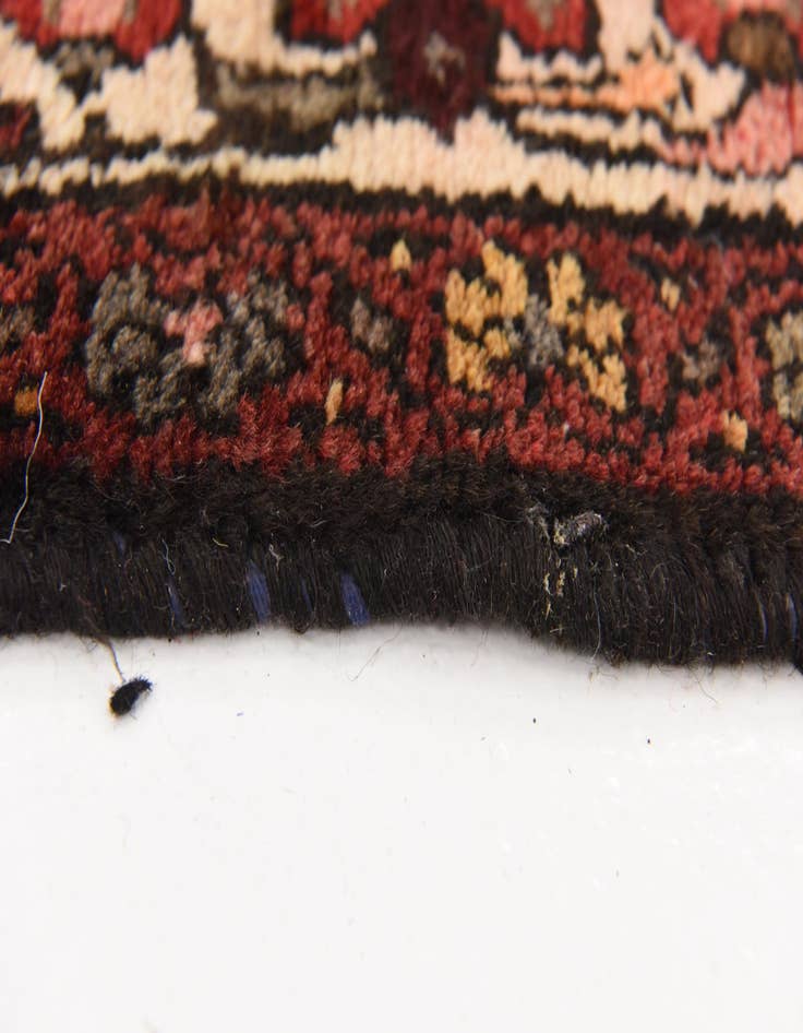 Detail image of  3' 5 x 9' 6  Hand Knotted Hossainabad Persian Wool Runner Rug