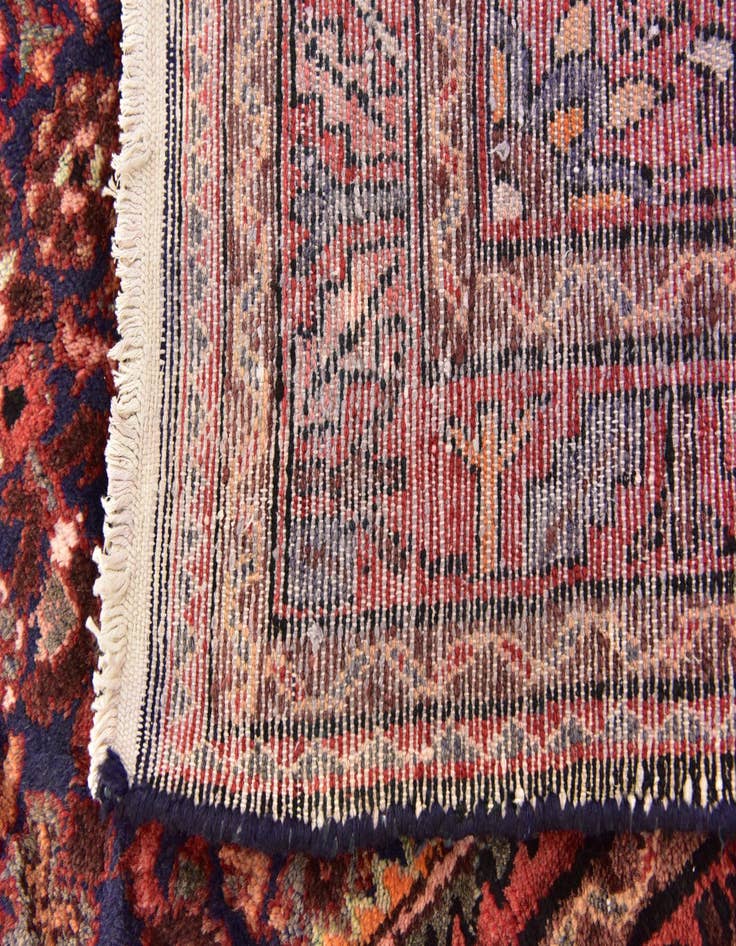 Detail image of  3' 8 x 9' 6  Hand Knotted Hossainabad Persian Wool Runner Rug