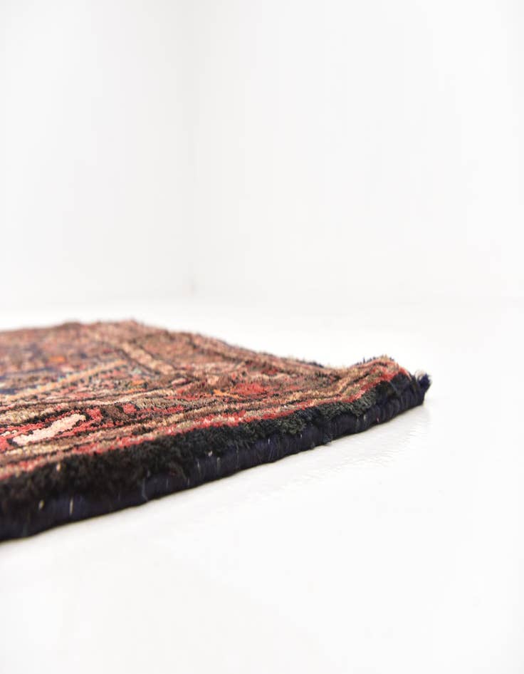 Detail image of  3' 8 x 9' 6  Hand Knotted Hossainabad Persian Wool Runner Rug