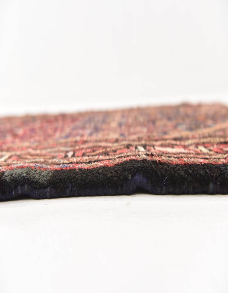 Detail image of  3' 8 x 9' 6  Hand Knotted Hossainabad Persian Wool Runner Rug