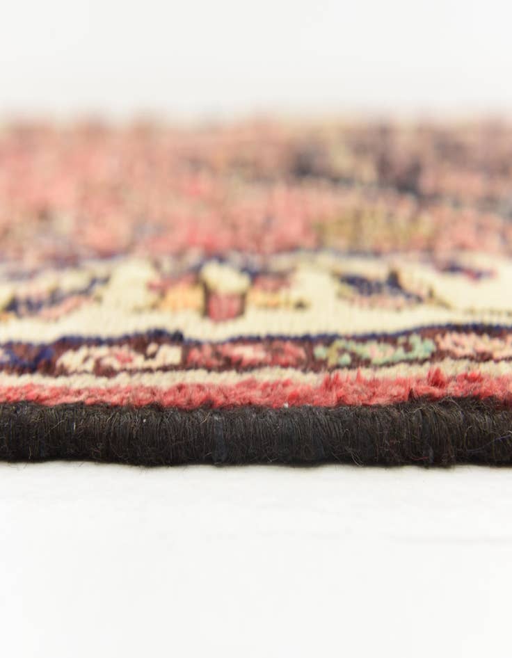 Detail image of  3' 8 x 10'  Hand Knotted Hossainabad Persian Wool Runner Rug