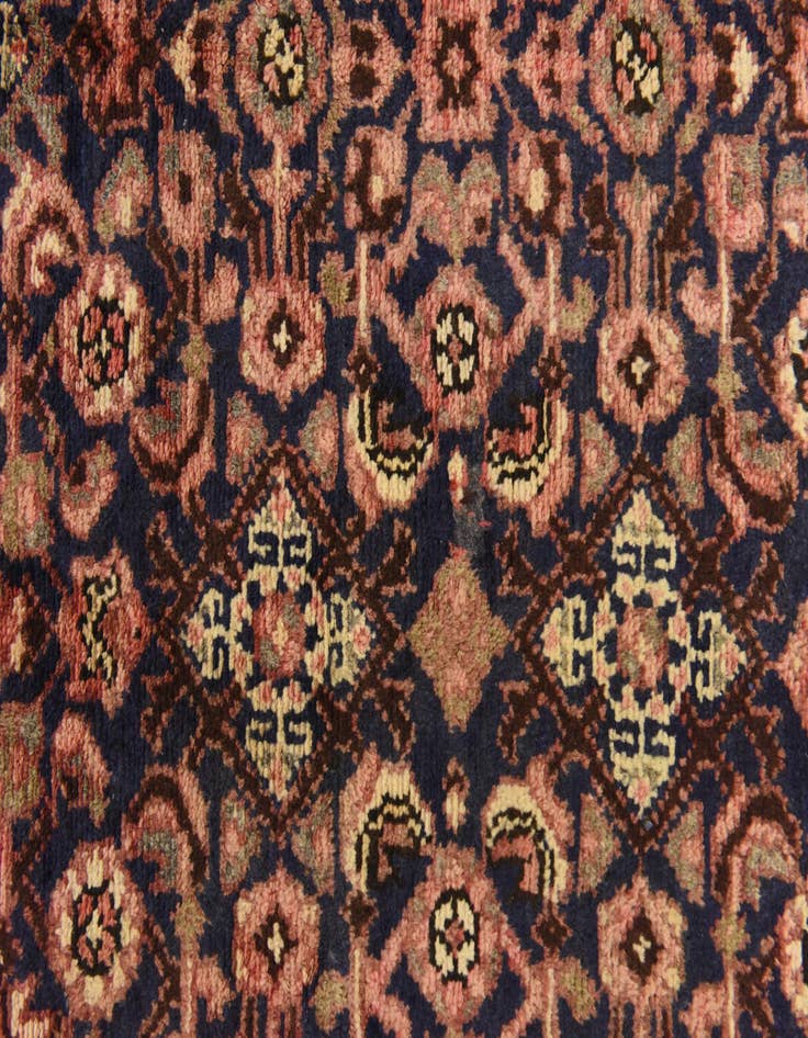 Detail image of  3' 8 x 11' 1  Hand Knotted Hossainabad Persian Wool Runner Rug