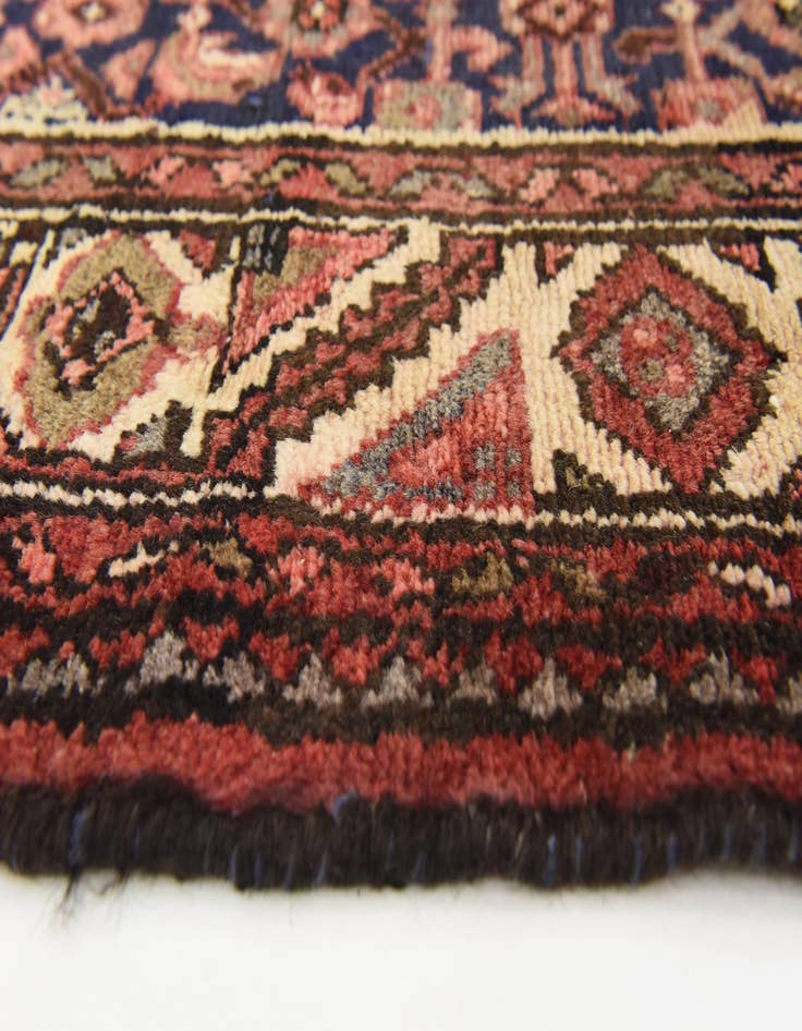 Detail image of  3' 8 x 11' 1  Hand Knotted Hossainabad Persian Wool Runner Rug