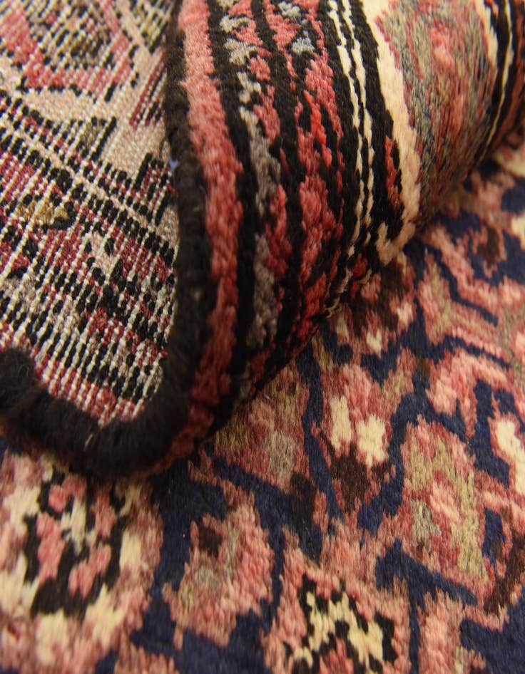Detail image of  3' 8 x 11' 1  Hand Knotted Hossainabad Persian Wool Runner Rug