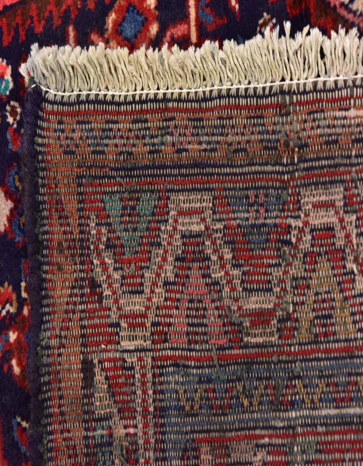 Detail image of  3' 6 x 10'  Hand Knotted Hossainabad Persian Wool Runner Rug