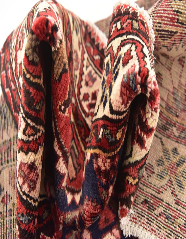 Detail image of  3' 8 x 10' 2  Hand Knotted Hossainabad Persian Wool Runner Rug