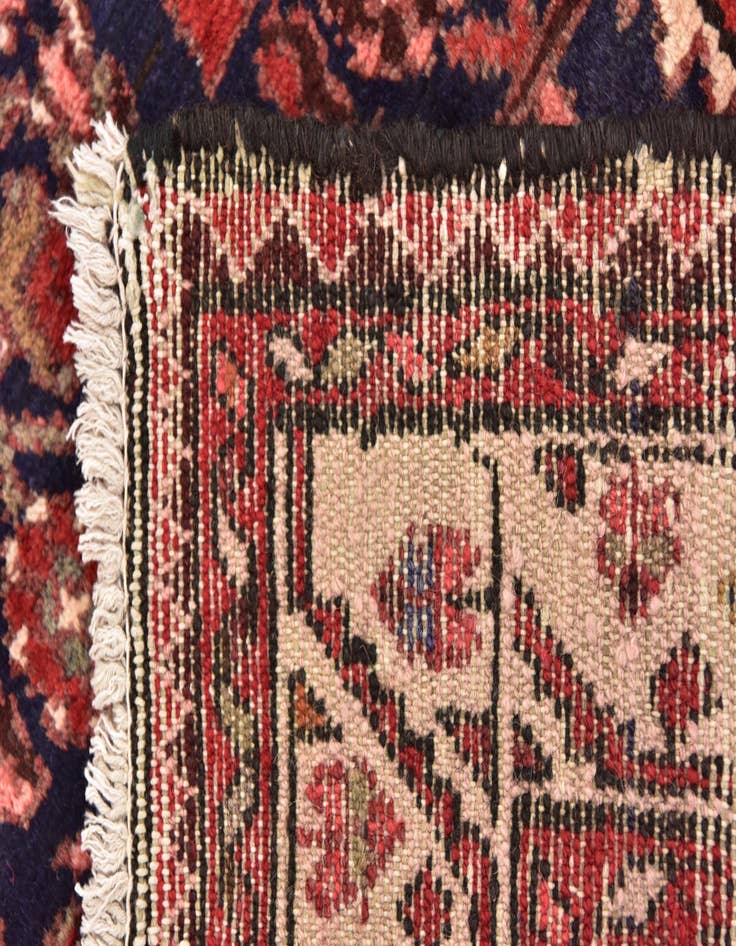 Detail image of  3' 8 x 10' 2  Hand Knotted Hossainabad Persian Wool Runner Rug