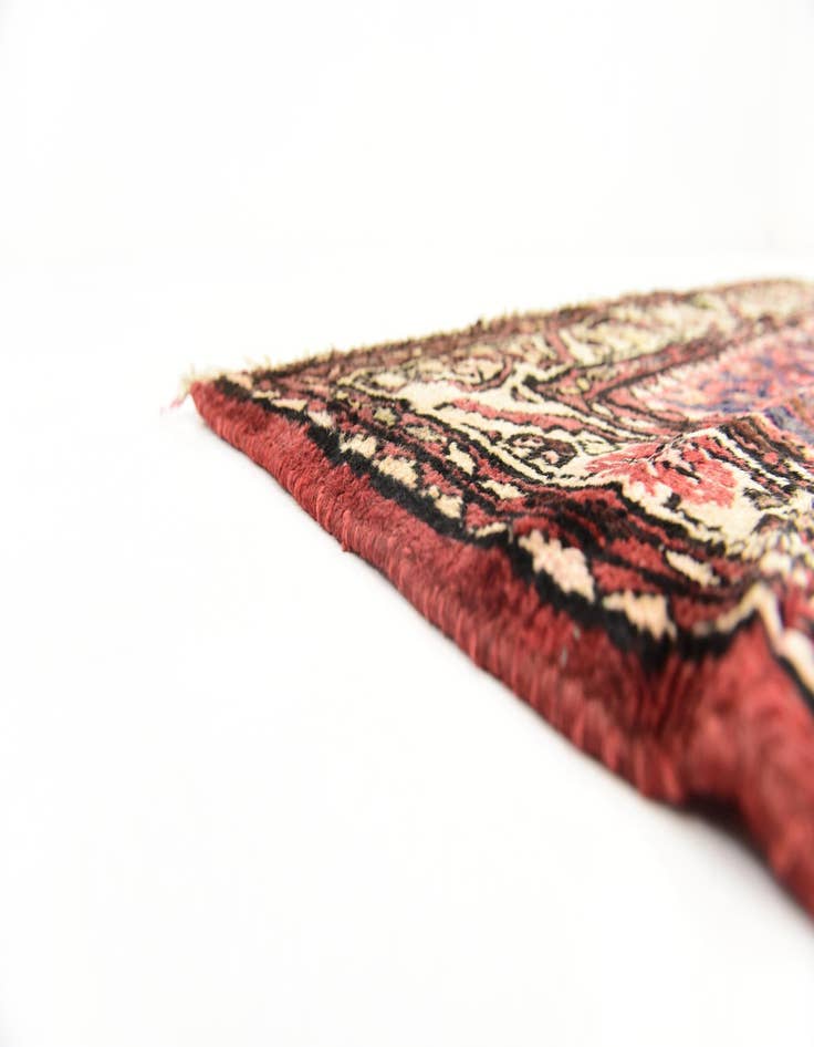 Detail image of  3' 8 x 9' 10  Hand Knotted Hossainabad Persian Wool Runner Rug