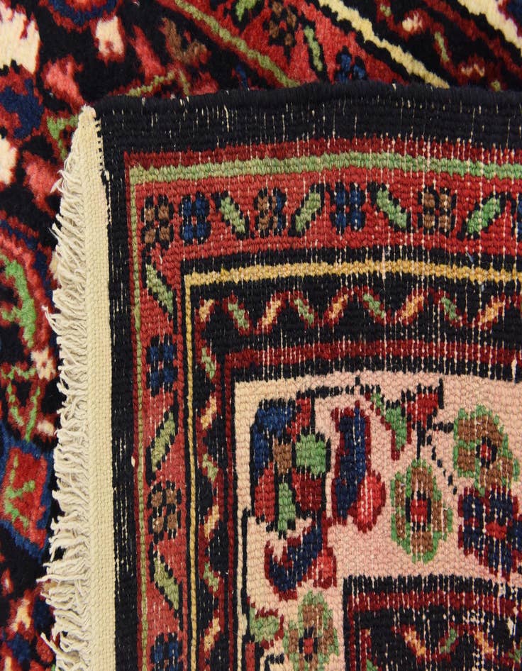 Detail image of  3' 7 x 10' 5  Hand Knotted Hossainabad Persian Wool Runner Rug