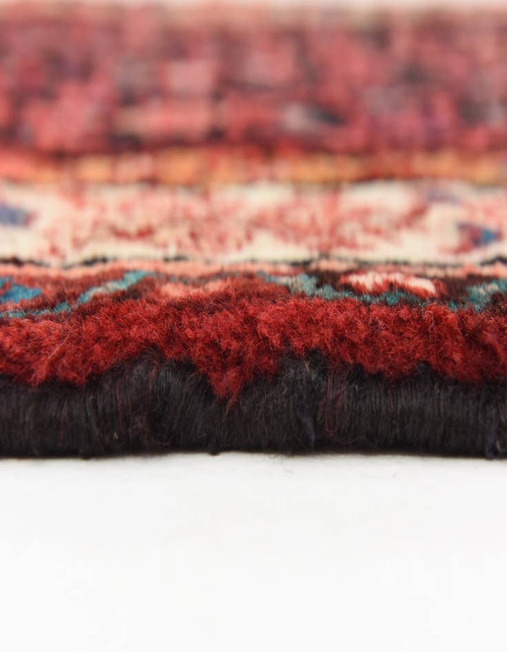 Detail image of  3' 7 x 10' 3  Hand Knotted Hossainabad Persian Wool Runner Rug