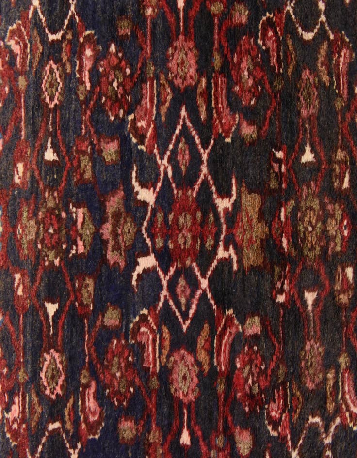 Detail image of  3' 6 x 9' 8  Hand Knotted Hossainabad Persian Wool Runner Rug