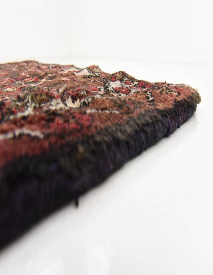 Detail image of  3' 6 x 9' 8  Hand Knotted Hossainabad Persian Wool Runner Rug