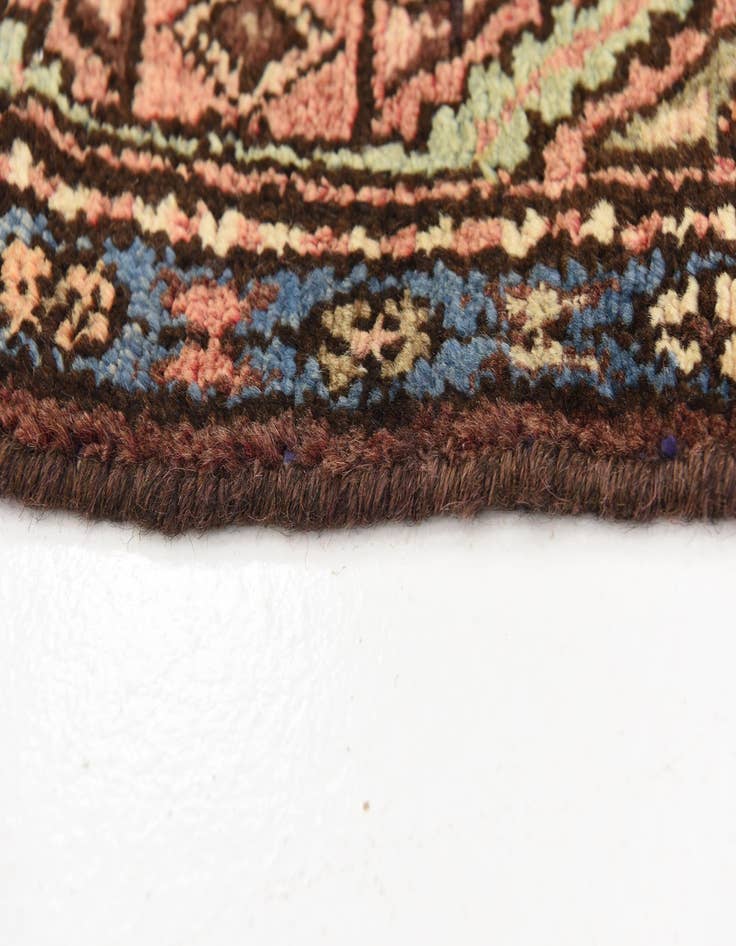 Detail image of 3' 5 x 10' 2 Hand Knotted Hossainabad Persian Wool Runner Rug