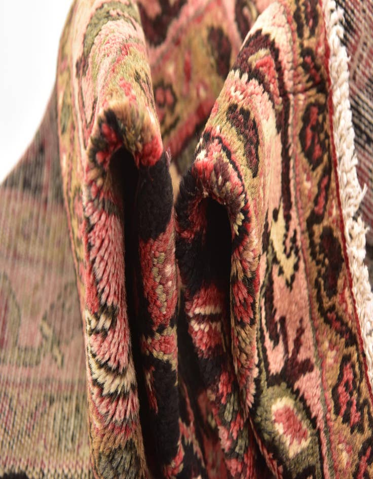 Detail image of  3' 9 x 10' 2  Hand Knotted Hossainabad Persian Wool Runner Rug