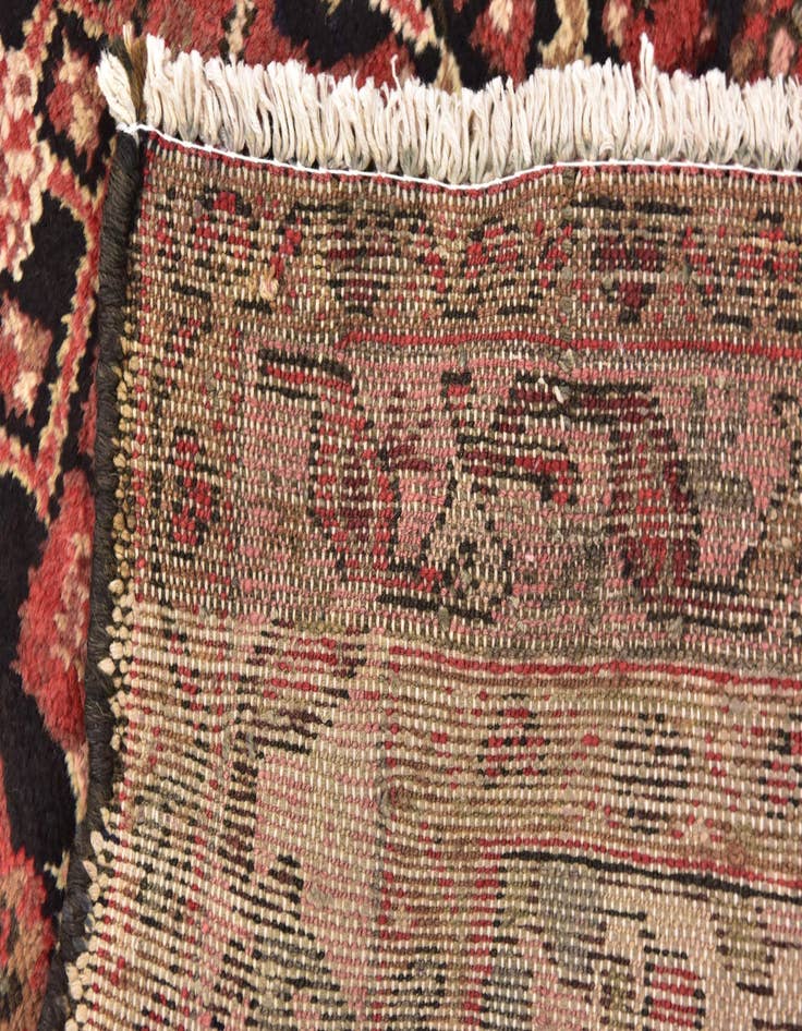 Detail image of  3' 9 x 10' 2  Hand Knotted Hossainabad Persian Wool Runner Rug