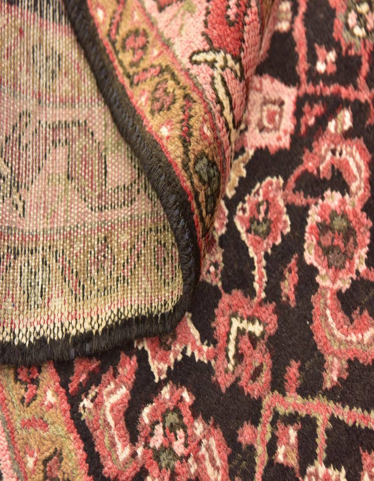 Detail image of  3' 9 x 10' 2  Hand Knotted Hossainabad Persian Wool Runner Rug