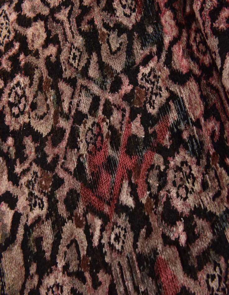 Detail image of  4' 2 x 10' 3  Hand Knotted Hossainabad Persian Wool Runner Rug