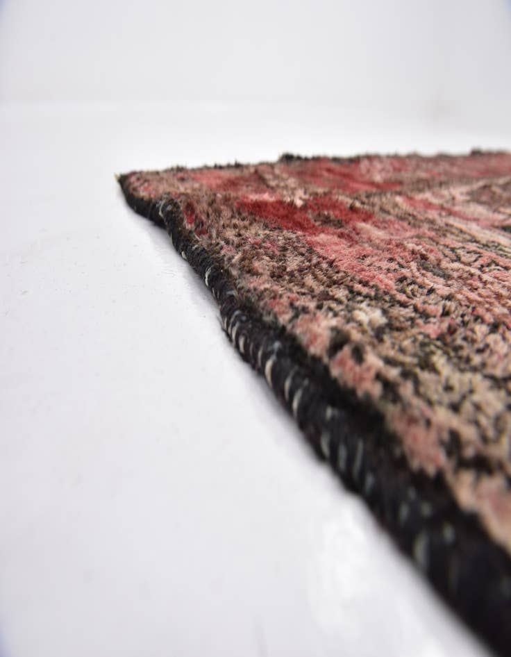 Detail image of  4' 2 x 10' 3  Hand Knotted Hossainabad Persian Wool Runner Rug