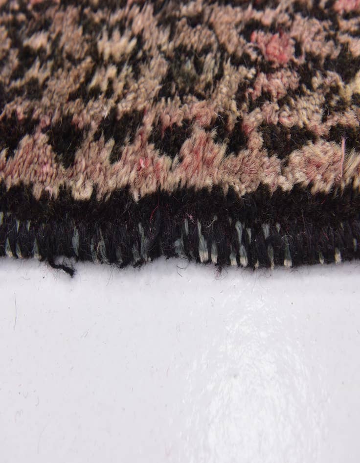 Detail image of  4' 2 x 10' 3  Hand Knotted Hossainabad Persian Wool Runner Rug