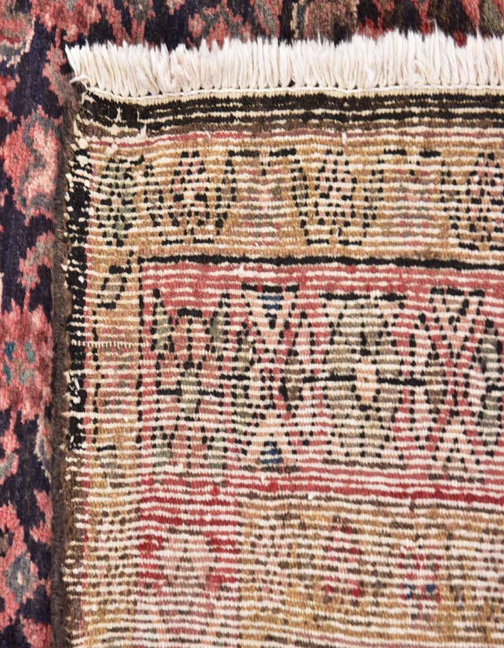 Detail image of  3' 9 x 10'  Hand Knotted Hossainabad Persian Wool Runner Rug