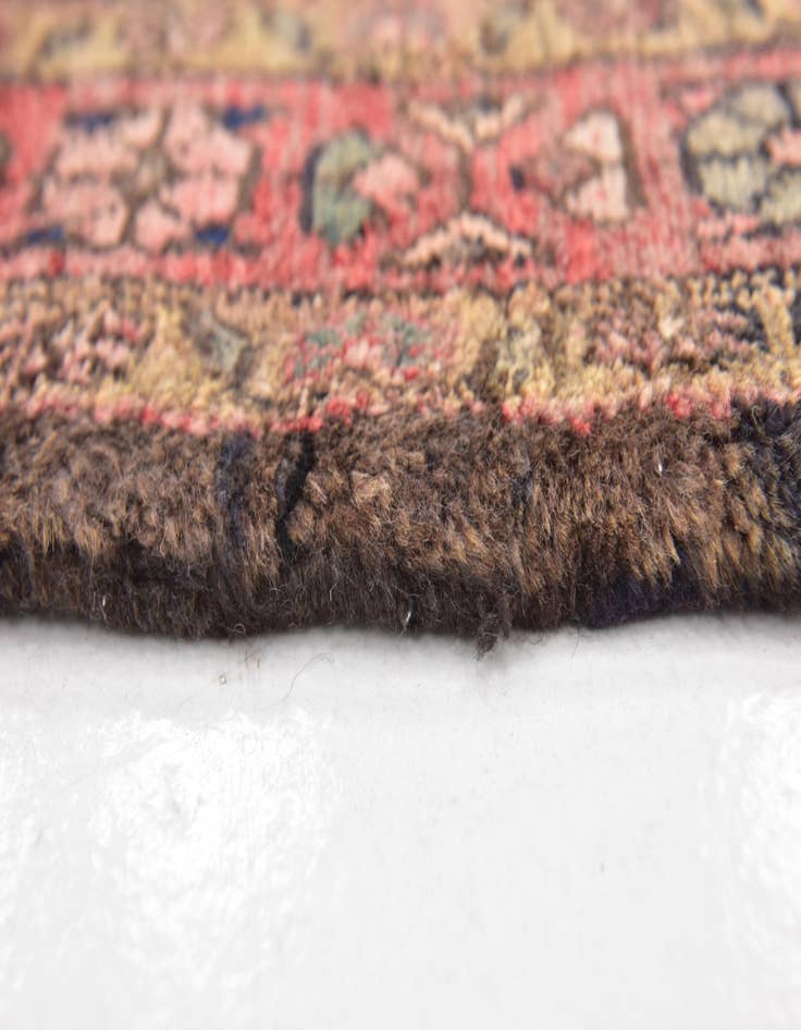 Detail image of  3' 9 x 10'  Hand Knotted Hossainabad Persian Wool Runner Rug