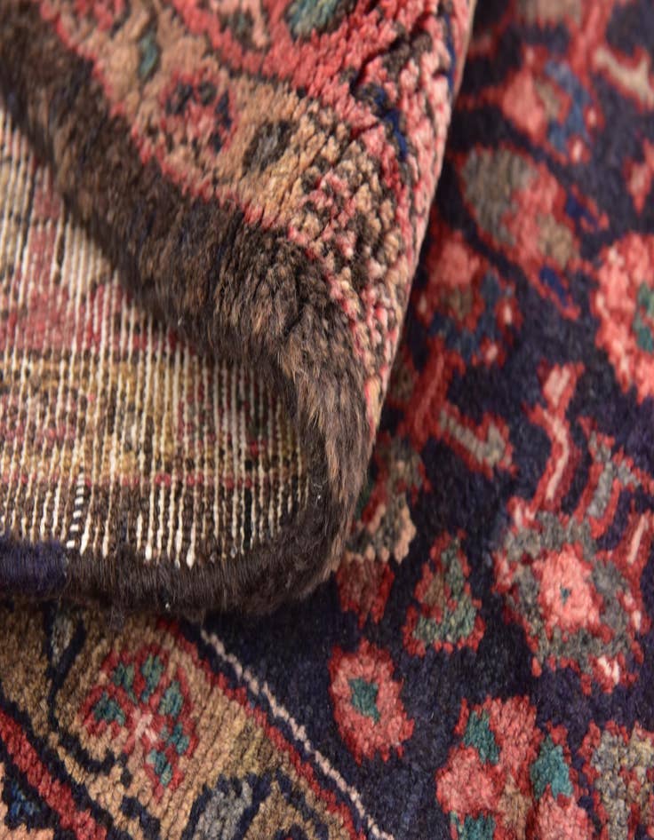 Detail image of  3' 9 x 10'  Hand Knotted Hossainabad Persian Wool Runner Rug