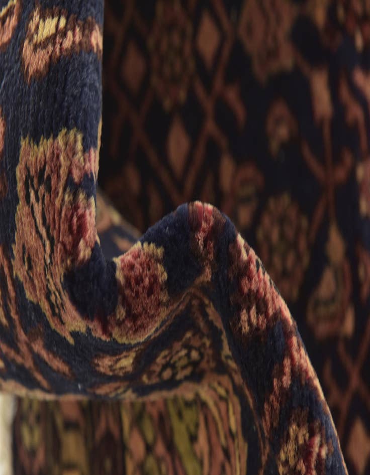 Detail image of  3' 7 x 10' 3  Hand Knotted Hossainabad Persian Wool Runner Rug