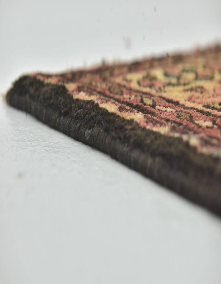 Detail image of  3' 10 x 10'  Hand Knotted Hossainabad Persian Wool Runner Rug